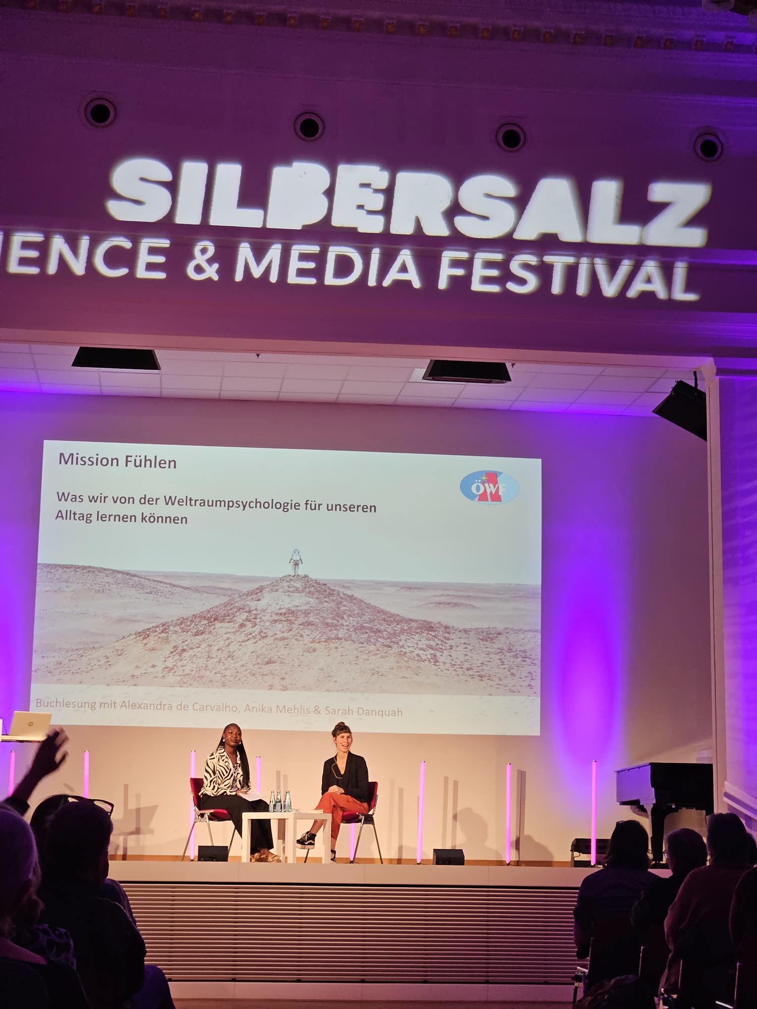Auftritt beim SILBERSALZ Science & Media Festival